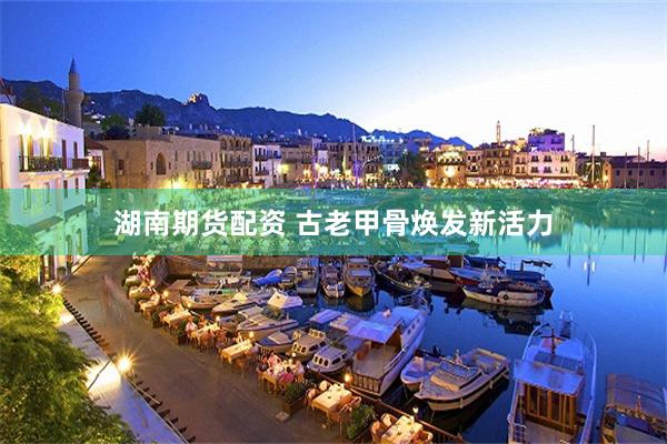 湖南期货配资 古老甲骨焕发新活力