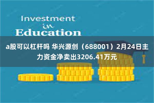 a股可以杠杆吗 华兴源创（688001）2月24日主力资金净卖出3206.41万元